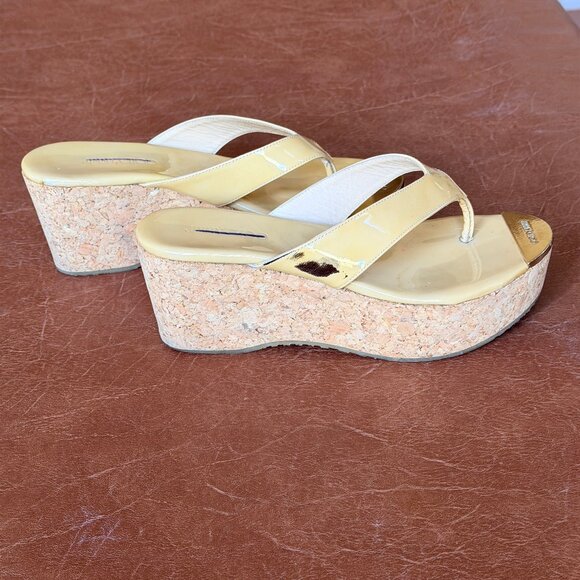 Jimmy Choo Pathos Patent Leather Wedges 36.5 - Picture 9 of 15